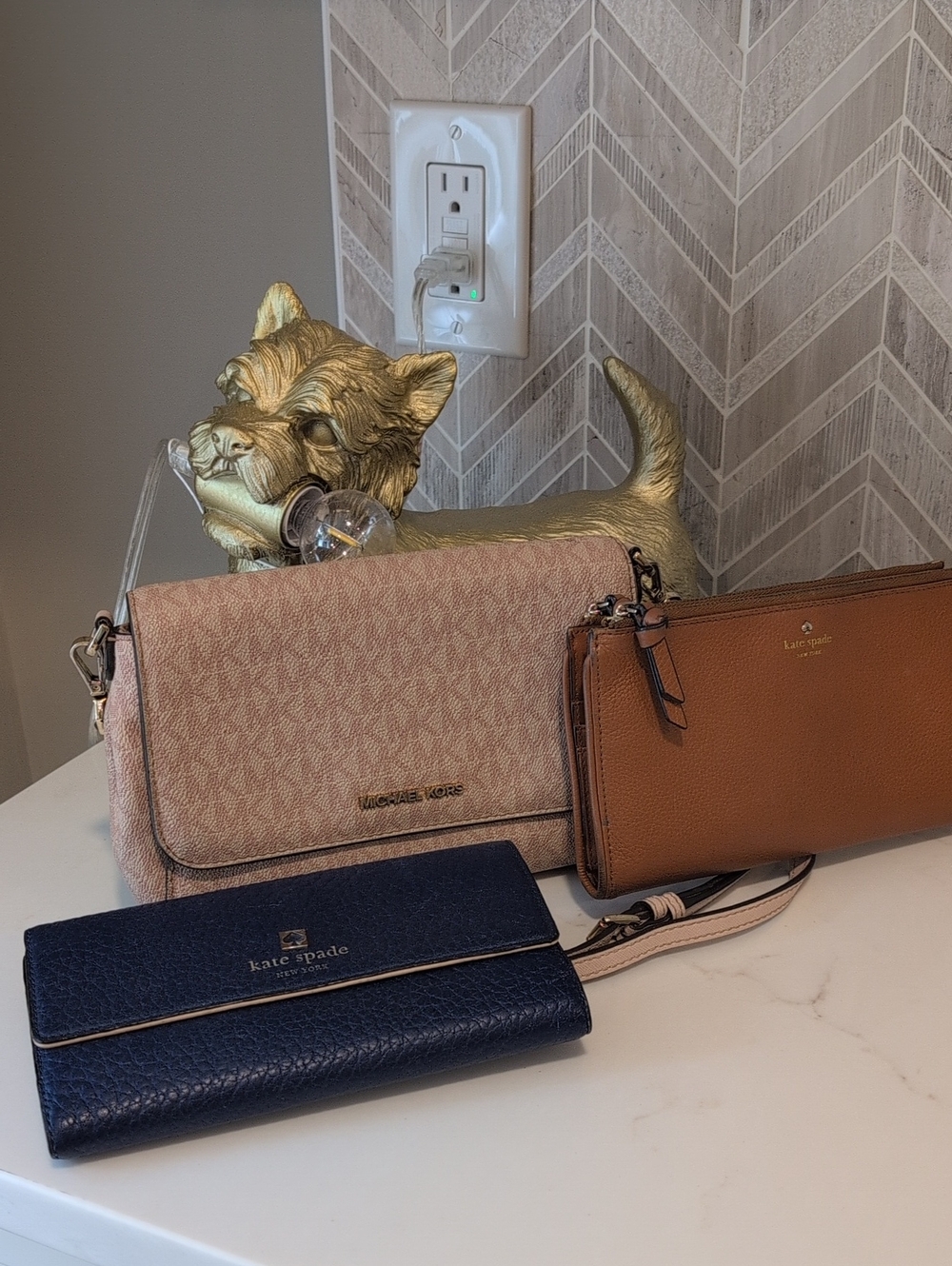 Kate Spade & Michael Kors Rehab Bundle. 2 Wallets 1 Crossbody Bag